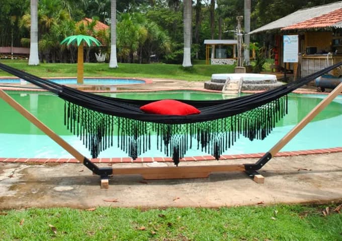 Chinchorro Tradicional Grande con Flecos - Vista 1