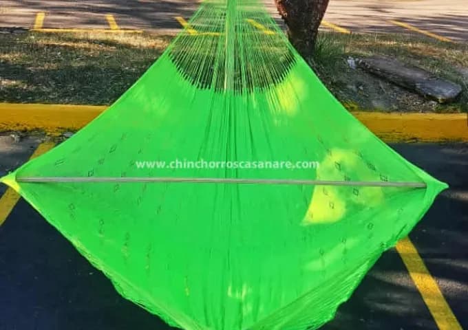 Chinchorro Decorado Verde con Rombos - Vista 2
